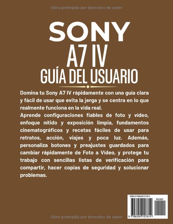 Livre Sony a7 IV guide complet pour debloquer les fonctions et reglages