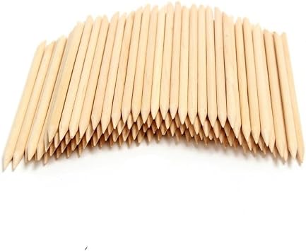 Orange Wood Nail Stick Double Sided Multifunctional Cuticle Pusher Remover Nail Art Manicure Pedicure Tools Manicure Pedicure Pedicure 100pcs