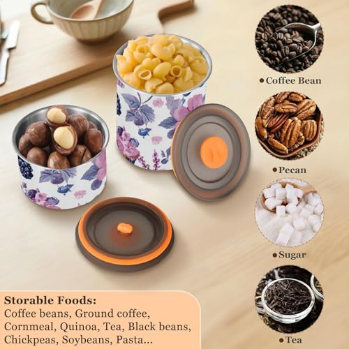 Contenedor hermético para café OTVEE acero inoxidable 500ml miniatura 6