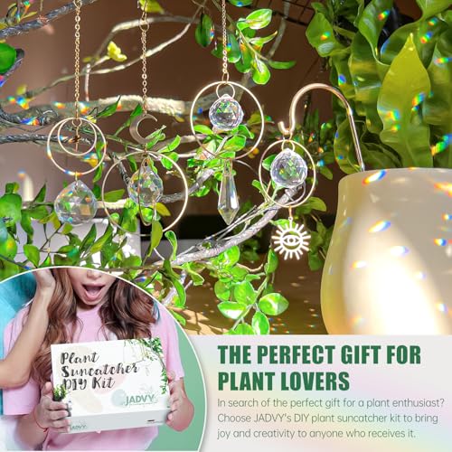 Jadvy PSCK001 203 Pcs Diy Plant Suncatcher Kit Crystal Garden Suncatchers Hanging Prism Suncatcher thumb #5
