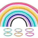 Geeignete Größe: Die Heishi-Perlen in Scheibenform haben einen Durchmesser von etwa 6 mm, 1 mm dick, Bohrung: 2 mm. Kann mit Muscheln übereinstimmen, Ketten, Zwischenperlen, elastische dehnbare Schnur, Ringe, Hummerverschlüsse, um Schmuck zu machen.