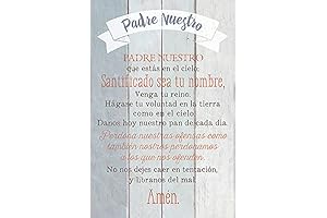 DEXSA Lord's Prayer Spanish Plaque | Padre Nuestro Saying
