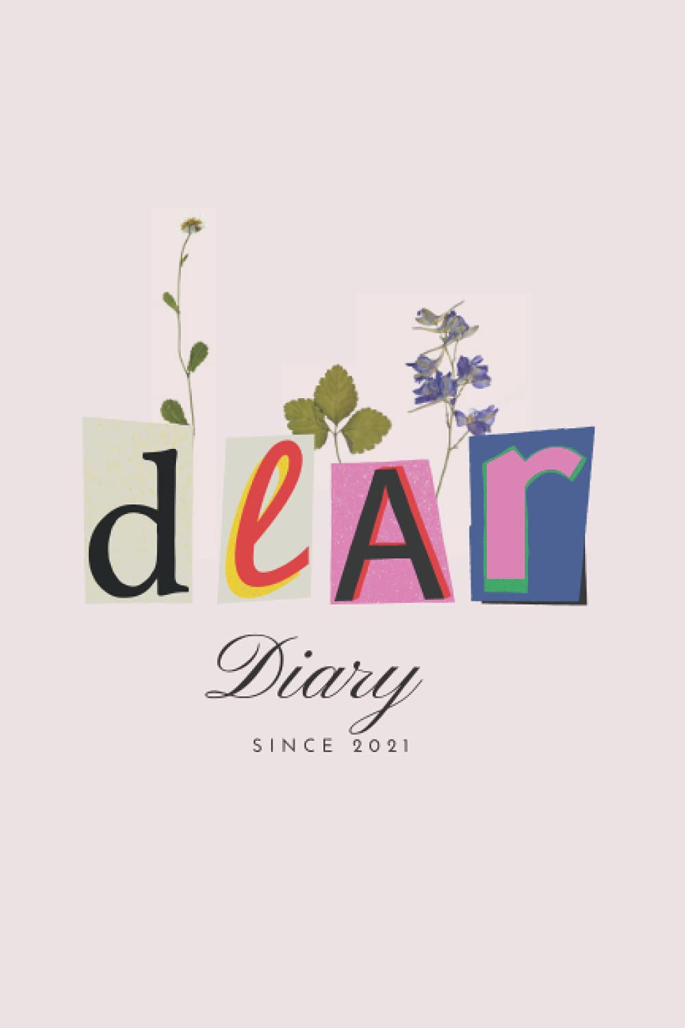 Dear diary journal: A daily journal for those who love journaling; 60 pages, 6.125 x 9.25 in