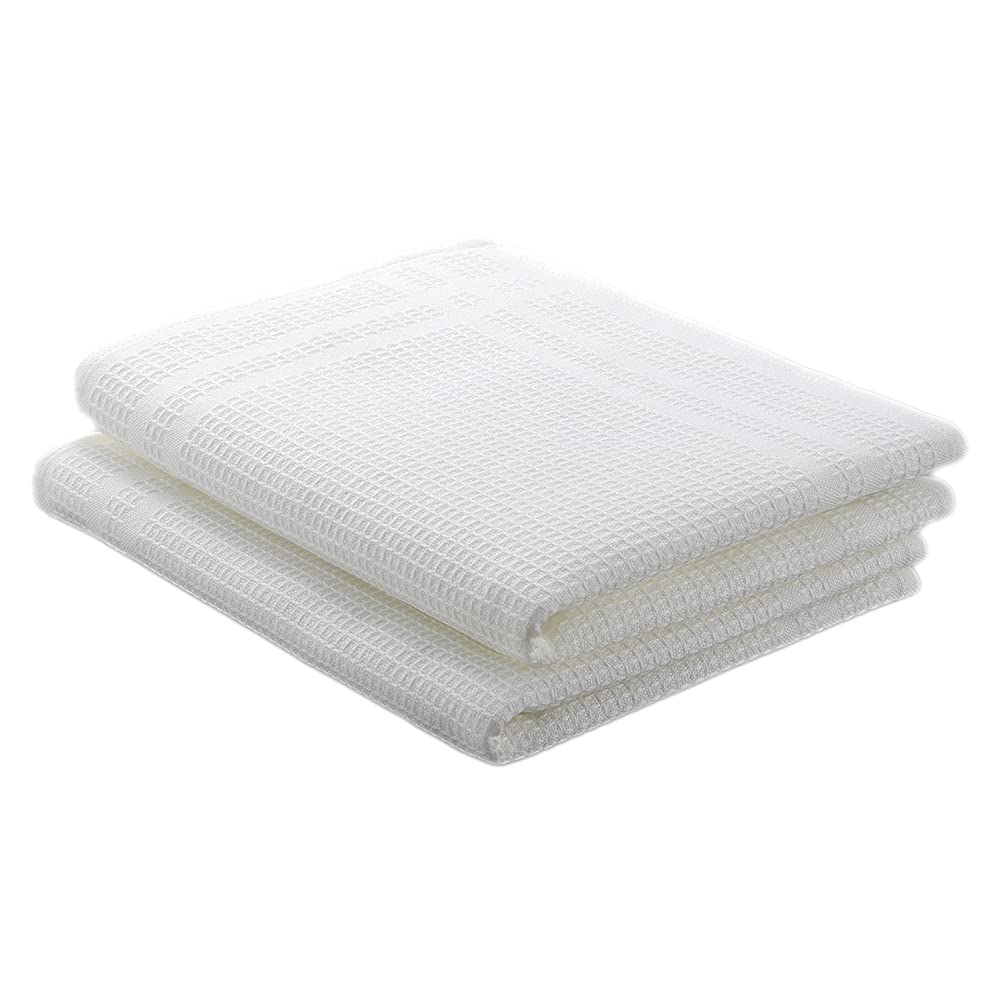 Aimedia Banshu Dish Towel Set of 2 Hotel Grade Cotton 16x20in Made in Japan