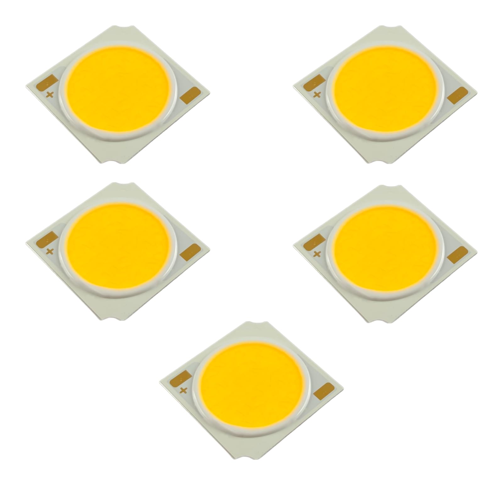 5X Pack CLU038-1206C4-403M2M2-F1 4000K 80CRI COB Modulo LED max. 58.4W Versione 6 350-1380mA 19x19mm Proiettore Spotlight Horticultural Grow Light