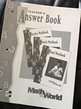 Paperback Teacher's Answer Book, Math in My World Book