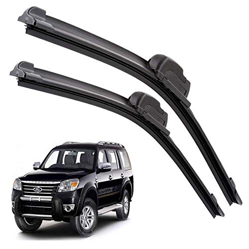 Image of Euro Care Windshield Car Wiper Blades Compatibility With Endeavour (Model : 2010-2016) - Set of 2Pc (D-18,P-18)