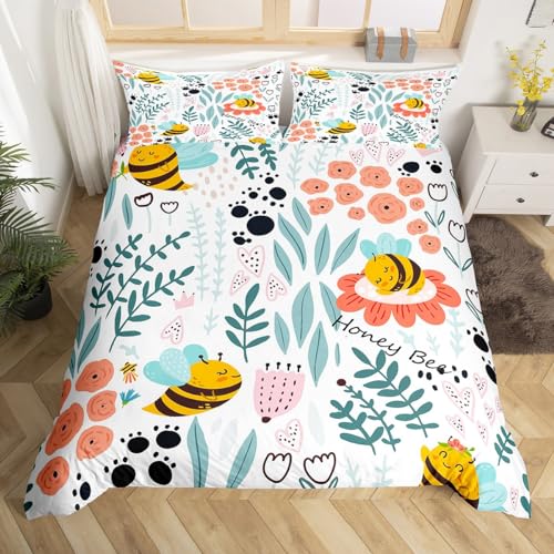Housse de couette bee 220x240 cm pour remplacer le linge de lit terne des enfants