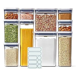 OXO Good Grip 10-Piece POP Container Set with 10 Labels