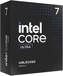 Intel Processador Core Ultra 7 Desktop 265K - 20 núcleos (8 P-cores + 12 E-cores) até 5,5 GHz