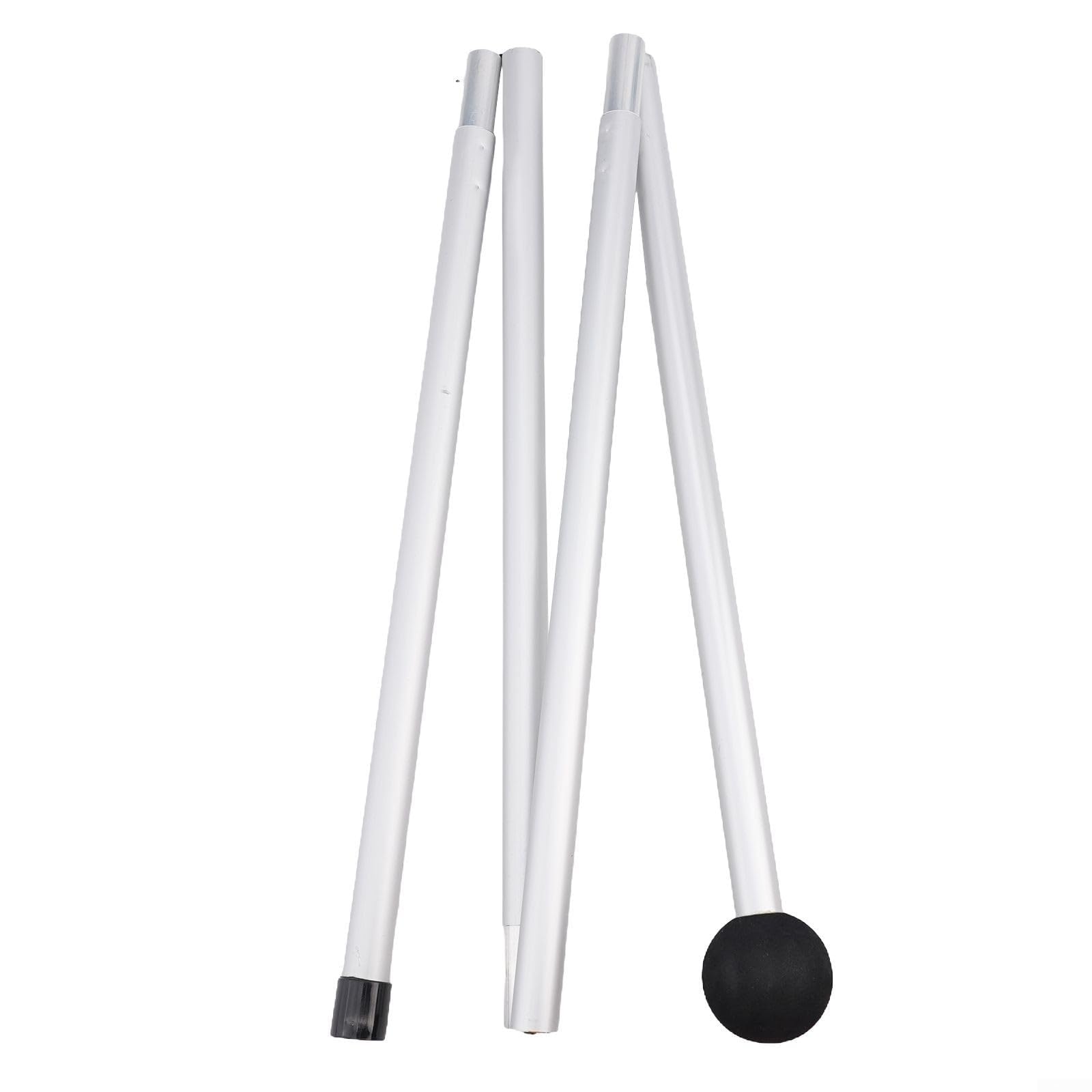 GLFLOW Telescopic Tent Poles,Adjustable Camping Tent Poles,1.6/2m Foldable Beach Canopy Tent Pole For Camping Party(4 section)