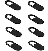 Vista 8 de Paquete de 9 (3 grandes + 3 medianos + 3 pequeños) de 0.03 pulgadas, cubierta ultrafina para cámara web, bloqueador de cámara deslizante, protege tu