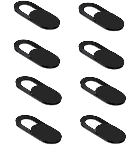 JOS - Funda para cámara web, ultradelgada de 0.03 pulgadas, para iPhone, iPad, MacBook Pro, computadora, iMac, teléfono celular, PC, accesorios,