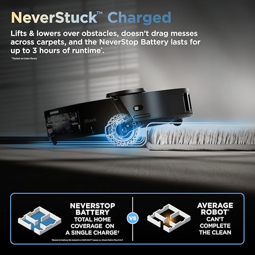 Image of Shark PowerDetect ThermaCharged NeverTouch Pro Robot Vacuum, White AV2902XE