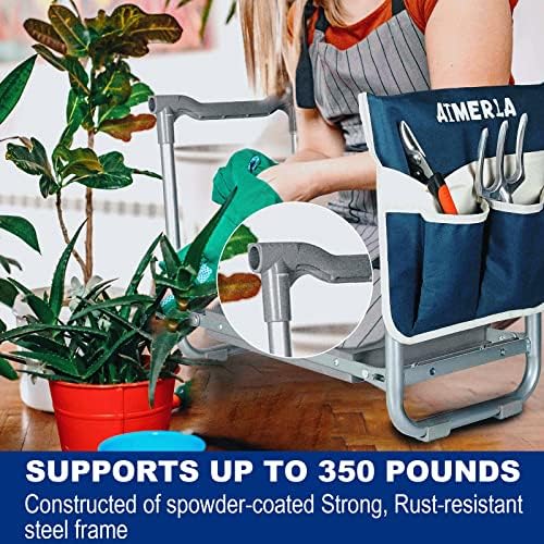 Aimerla Foldable Garden Kneeler Seat - Thumbnail 5