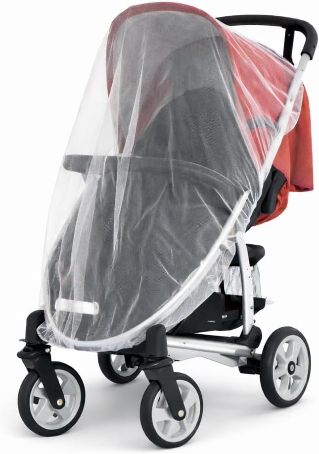 Mosquito Net for Prams with Tight Woven Fabric | Mosquito Net with Elastic Edge for Prams, Baby Seat and Pushchairs