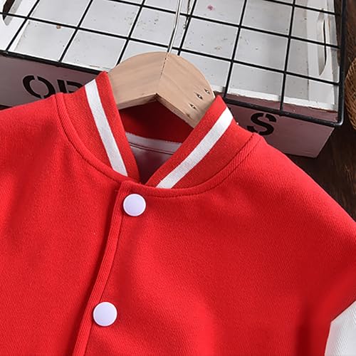 EnJoCho Boys And Girls Spring And Fall Fashionable Baseball Jacket Girls Jackets 63