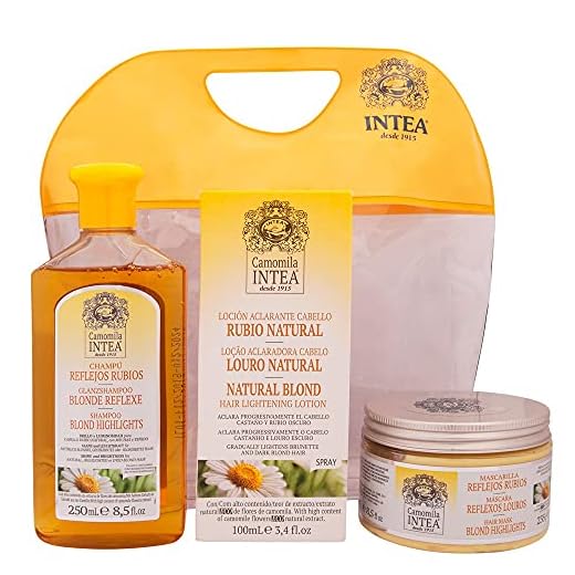 Neceser tratamiento Aclarado Cabello con loción RUBIO NATURAL