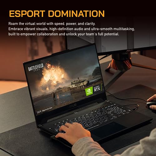 Asus 2022 TUF Dash 15.6 '144Hz Gaming Laptop, Intel 12th Core i7-12650H, 32GB DDR5 RAM, 2TB PCIe SSD, grafica NVIDIA GeForce RTX 3070 8GB, tastiera retroilluminata, Win 11 Pro, nero, scheda USB, | - Notebook - Immagine 7