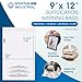 Spartan Industrial - 9” X 12” (200 Count) Self Seal Clear Poly Bags with Suffocation Warning for Packaging, T Shirts - Resealable Glue