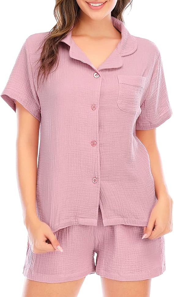 Amazon Hotvivid パジャマ レディース メンズ 夏 半袖 綿100 ガーゼ生地 上下セット ルームウェア 部屋着 パジャマ 通販 Amazon Hotvivid パジャマ レディース メンズ 夏 半袖 綿100 ガーゼ生地 上下セット ルームウェア 部屋着 パジャマ 通販