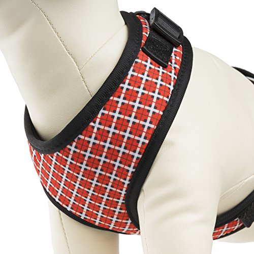 YUDOTE Soft Mesh Dog Harness, Comfort Puppy Harnesses Lightweight No Pull Pet Vest with Padded, Adjustable Neck, Easy Control Handle