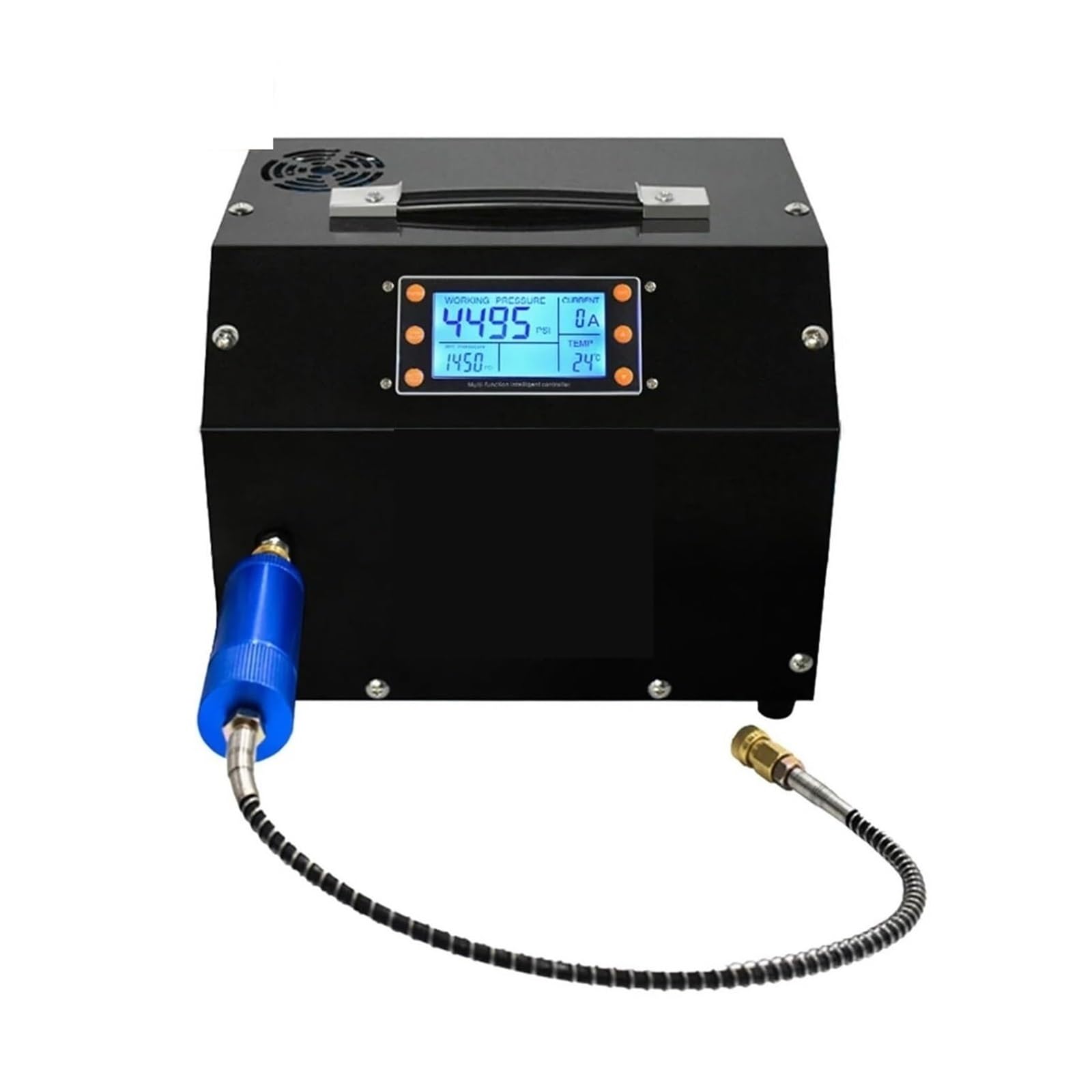 Regulator ciśnienia, Przełącznik Ciśnieniowy, TXET063 4500Psi 300Bar Przenośna Sprężarka Powietrza PCP Wyświetlacz LCD Sterowanie Cyfrowe Automatyczne Zatrzymanie 12V, do pistoletu natryskowego