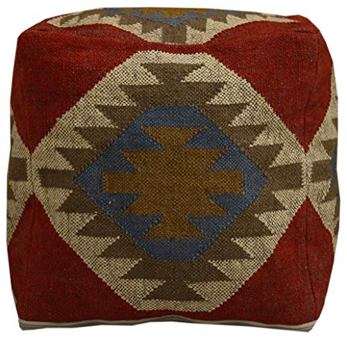 Trade Star Kilim: Puf de asiento de lana