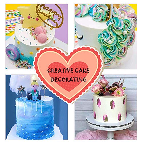 image for Webake Round Cake Pan Set Silicone Cake Mold Baking Pans for 4 Tiered 