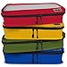 Dot&Dot Slim Packing Cubes for Travel - 4 Piece Best Assorted Luggage Accessories Organizers