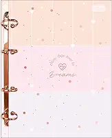 Tilibra - Caderno Argolado Cartonado Colegial, Soho, 310301, 17.7x24cm, Rosa Claro, 80 Folhas