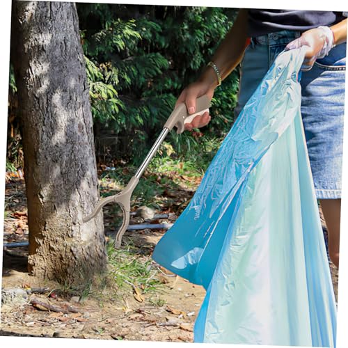 PRETYZOOM 1Pc Trash Clamp Rubbish Picker Tool for Sanitary Workers Garbage Cramp Iron with Non Slip Handle Easy Cleanup for Outdoor Use - Image 4