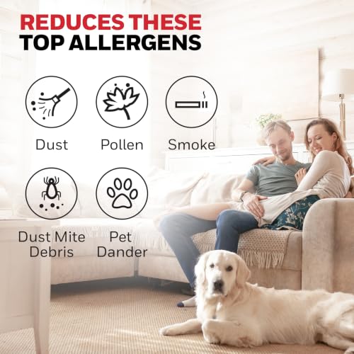 Honeywell Air Purifier for Home, 465 Ft² in 1 hour, Dual Action Filter - image 2
