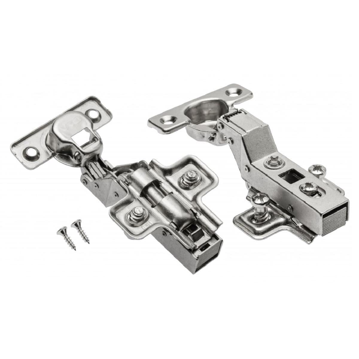 MS Beschläge Hydraulische Dämpfung Topfscharnier Kreuzplatte (Ø 26mm) Möbelzubehör