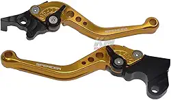 Manete Esportivo Regulavel NX400 Falcon NXR150 Bros ESD XRE 250/300 Dourado Escuro Spencer