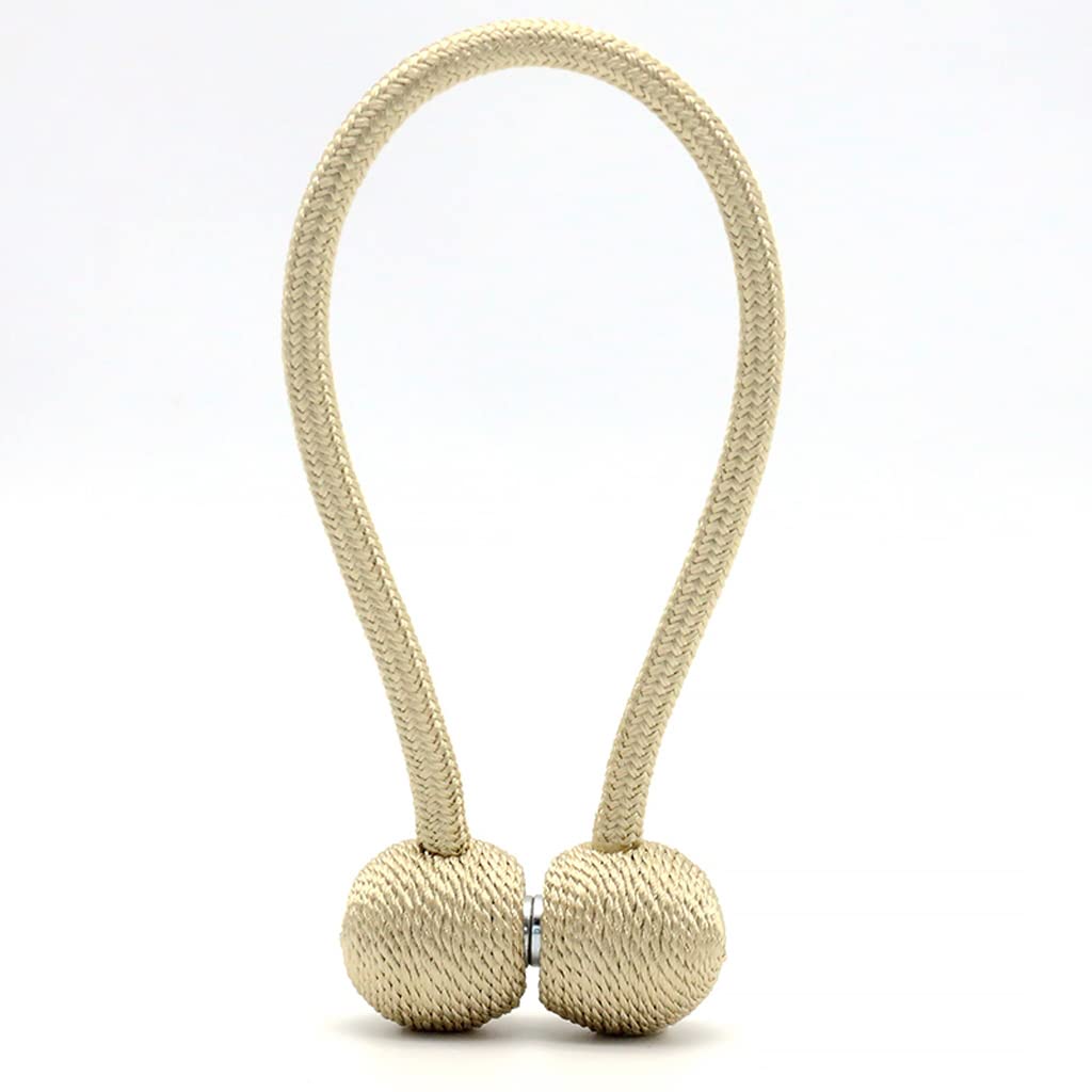 Embrasses de Rideaux magnétiques, Clips de Boucle de Rideau Attaches de Corde de draperie avec Aimant Puissant pour Le café de l'hôtel à la Maison, 2 pièces