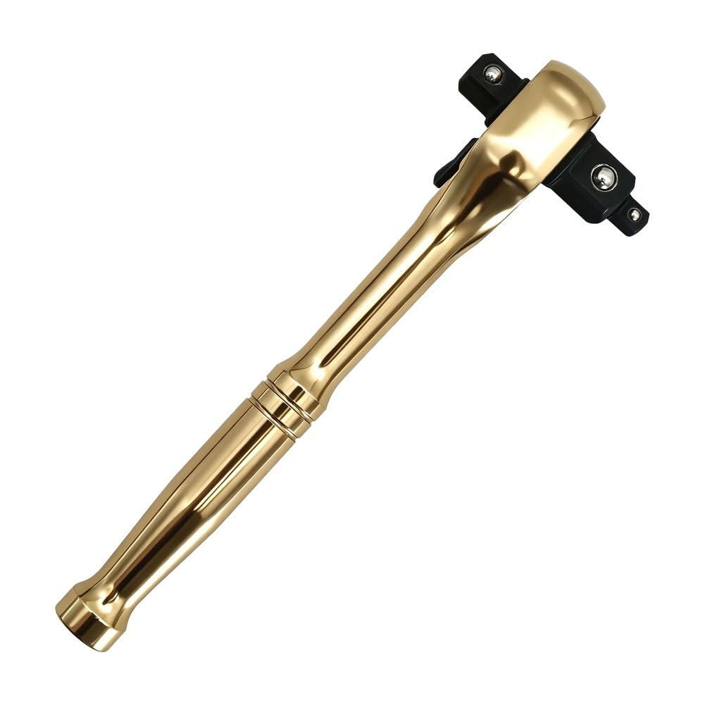 Aundhegrtt As Shown 3 -In -1 Ratchet Wrench 72 Tooth Reversible Double Headed Wrench Two-Way Quick-Release Ratchet Wrench