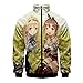 Produktbild GUGU Exquisites Und Modisches 3D-Stehkragen-Reißverschluss-Sweatshirt Lässiges, Lockeres Atelier Ryza-Sweatshirt-Reißverschlusshemd