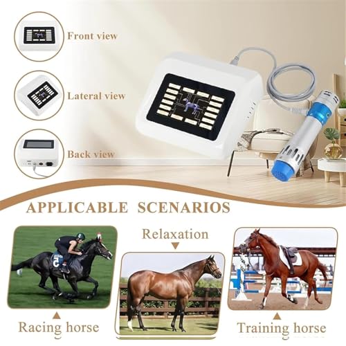 Extracorporal Shockwave Therapy Machine for Horses, Animal Shock Wave Massager, with 7 Deep Tissue Massage Heads, for Muscle Pain Relief miniatura 5