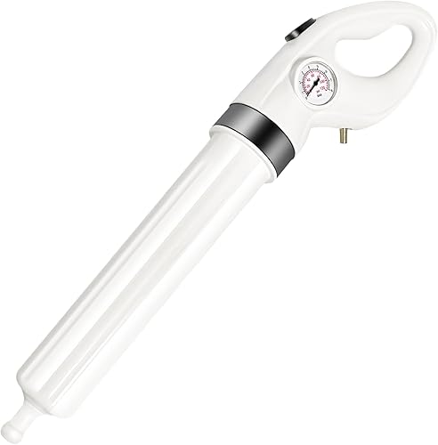 Destapador de inodoro y desbloqueador de drenaje; potente equipo eléctrico neumático para destapas caños. Destapador mediante soplado de aire de