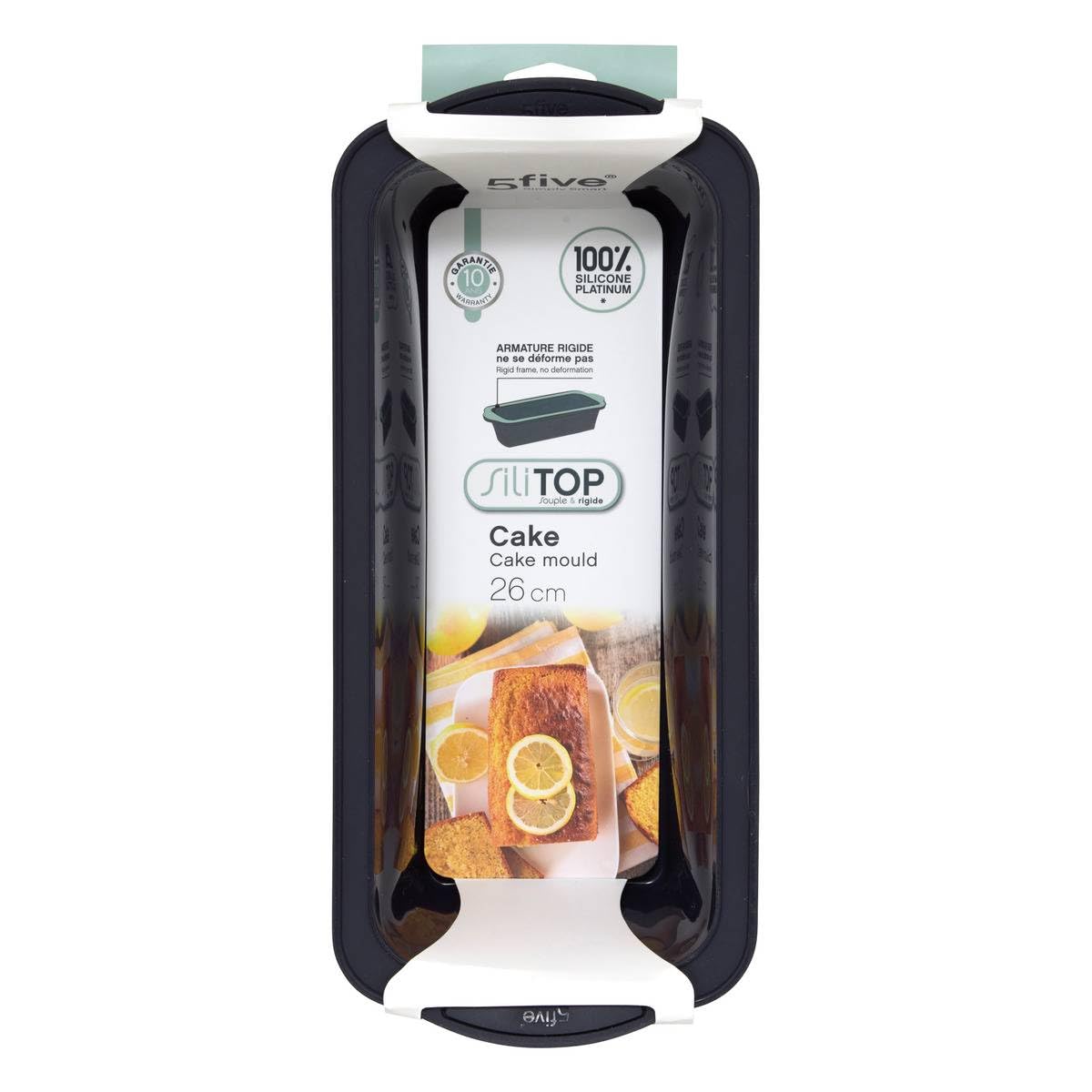 5five - moule à cake silicone silitop gris