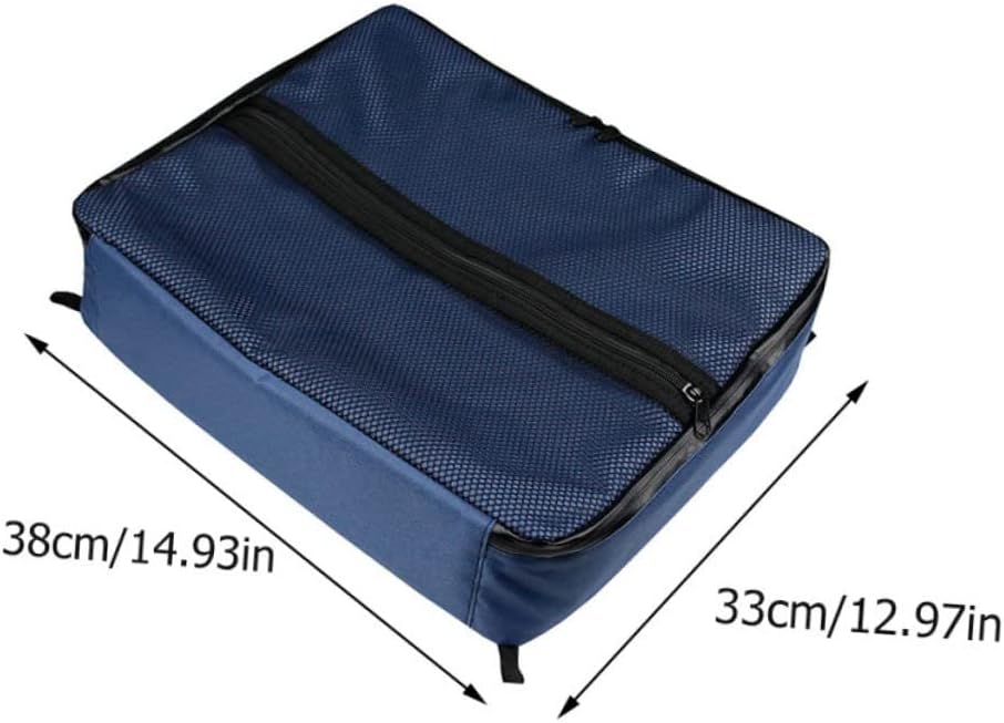 Toyvian Suction Cup Cooler Organizer Bag Lightweight Reusable Storage Pouch Mesh Pocket for Boating Camping and Outdoor Activities Blue