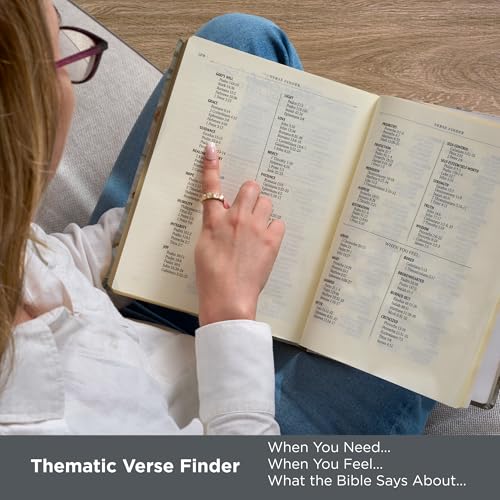 Image of KJV Note-taking Bible, Large Print Special Edition, Journal Space, Reading Plan, Maps, Concordance, King James Version Holy Bible, Amelia Sage Floral, 10.8 pt. (KJV Note-taking Loveall Edition)
