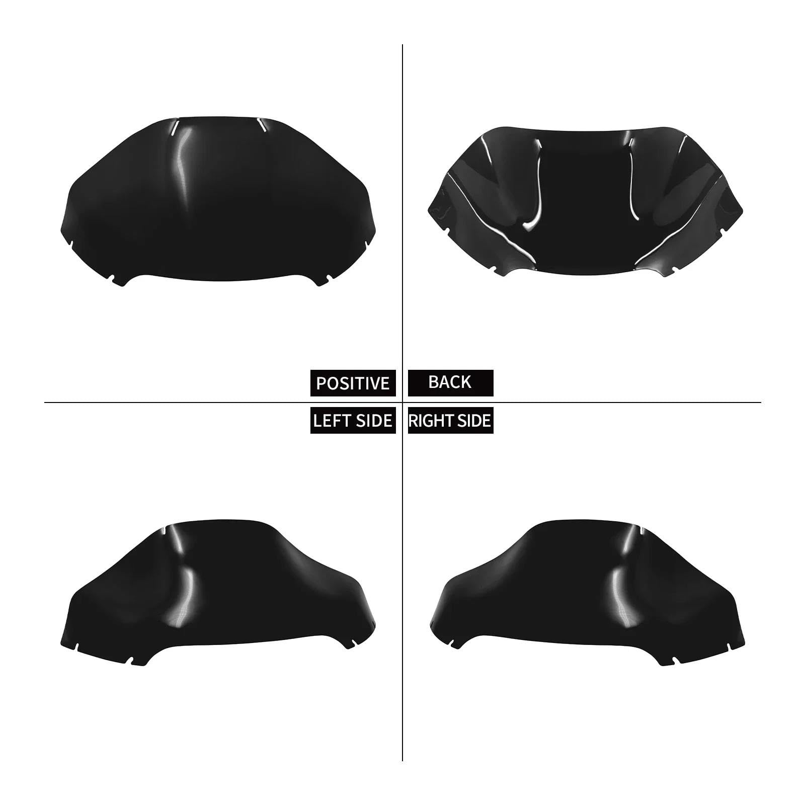 Do Harleya, FLTRX FLTRU 2015-2024, Osłona Przedniej Szyby Motocykla Przedłużenie szyby motocykla(Windshield A)
