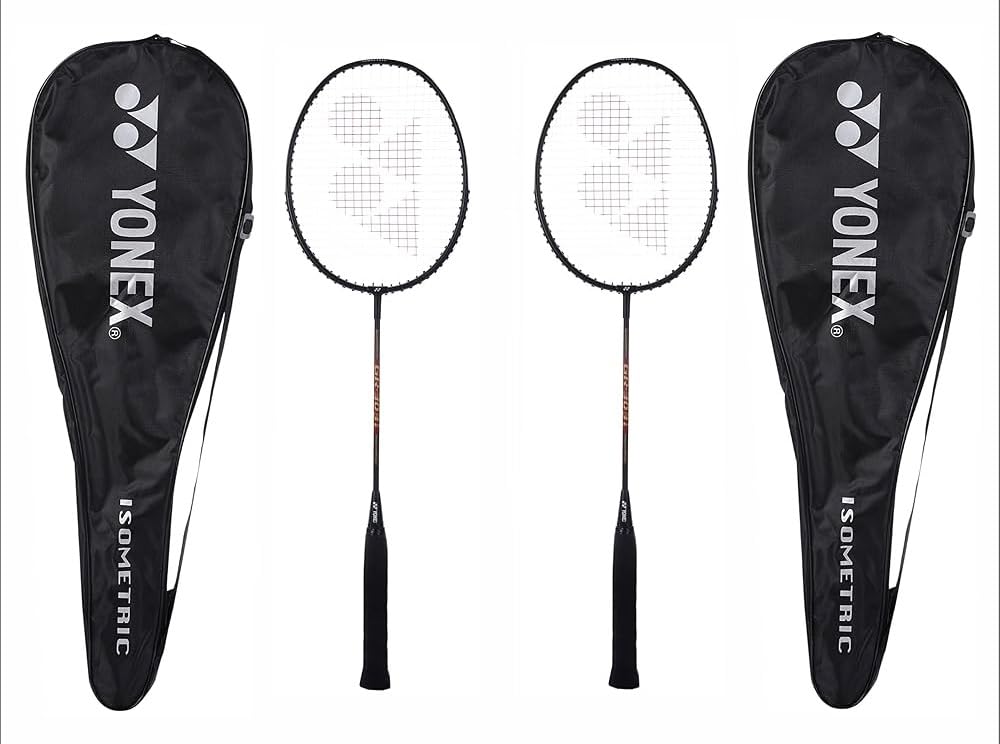 Yonex GR 303i (Made in India) Badminton Racket, Pack of 2,Black-image-35