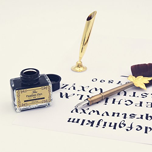 Aivn Feather Quill Pen, Calligraphy Set With 12 Nibs #TOP5