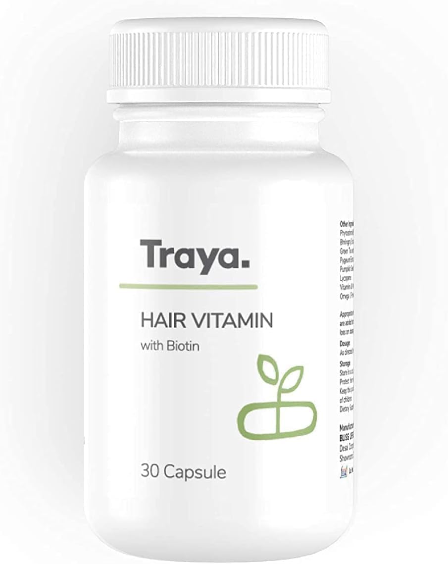 Hair Vitamins Natural DHT Blocker with Biotin for Men