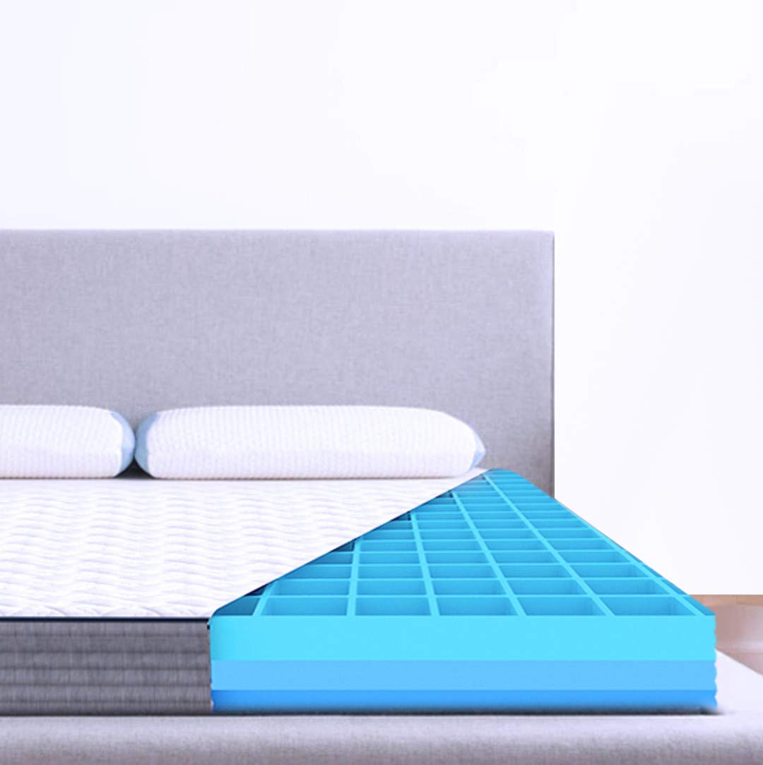 The Sleep Company SmartGRID Luxe Mattress | Japanese Patented Technology | Luxury Soft Comfort | 10 Years Warranty | Queen Size Double Bed Mattress 72x60x10