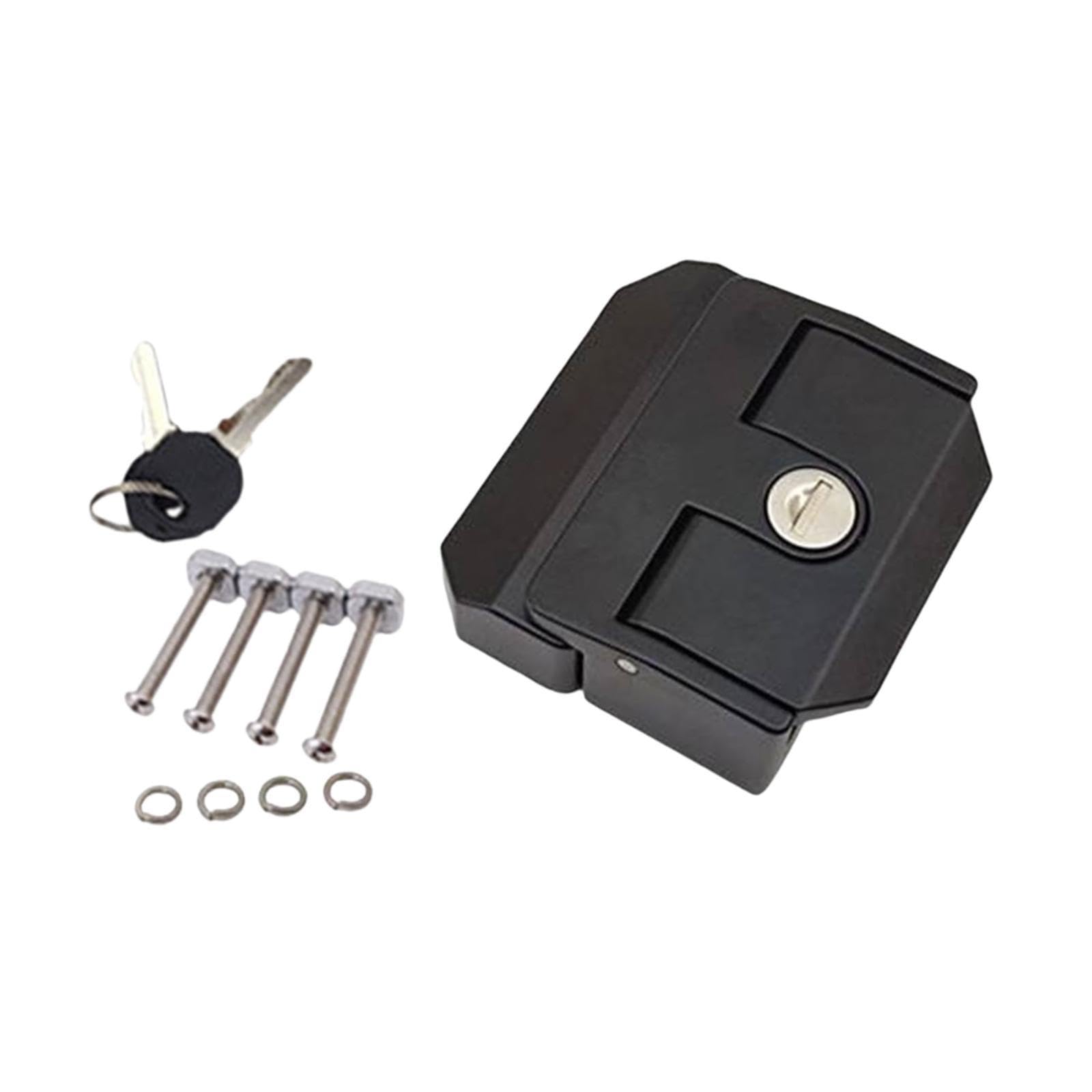 LOVIVER de Bloqueo para Caja de Herramientas, Cerradura para Caja de Distribución Eléctrica con Accesorios M5 X 40, interior negro