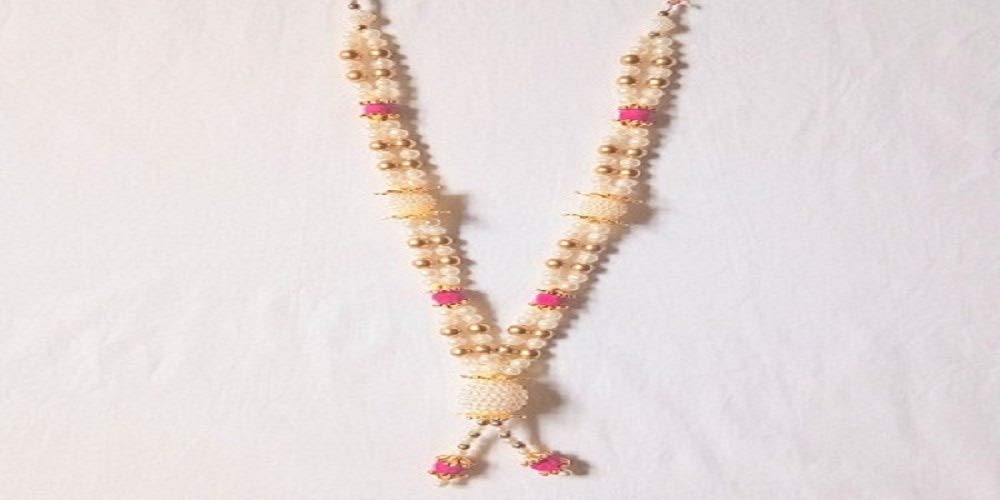 JIYA CREATIONS Handcrafted Garland Moti Kanthi/Mala-JCK-23